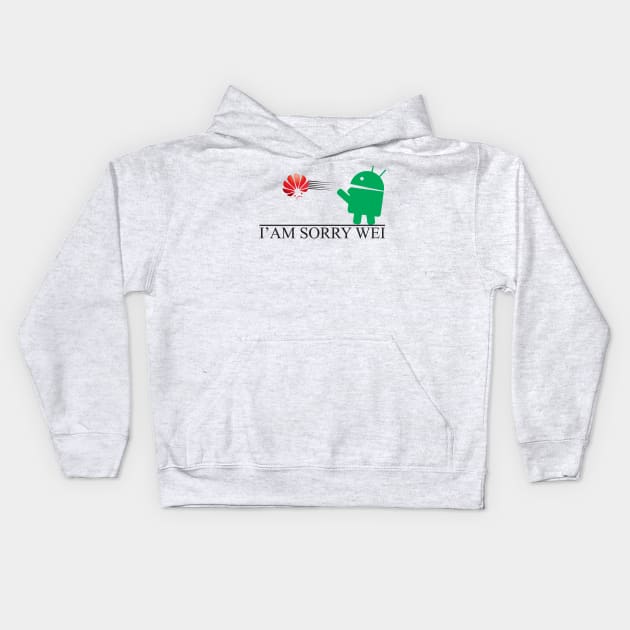 android vs huawei Kids Hoodie by AimerClassic